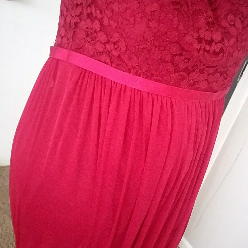 Sleeveless Rose color Dress size 14